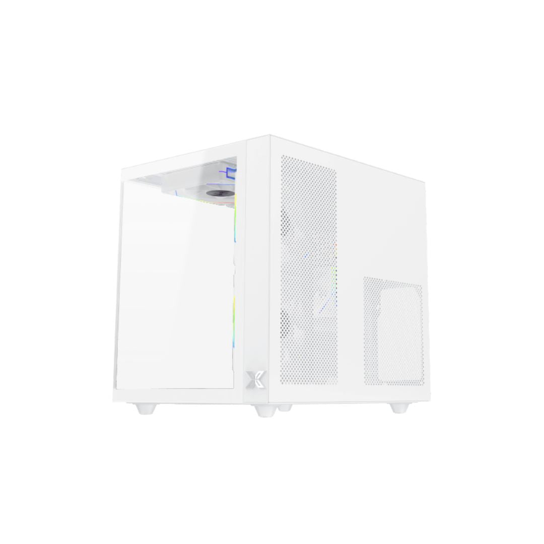 حافظة Xigmatek Aqua M Lite Arctic Micro Tower - بيضاء