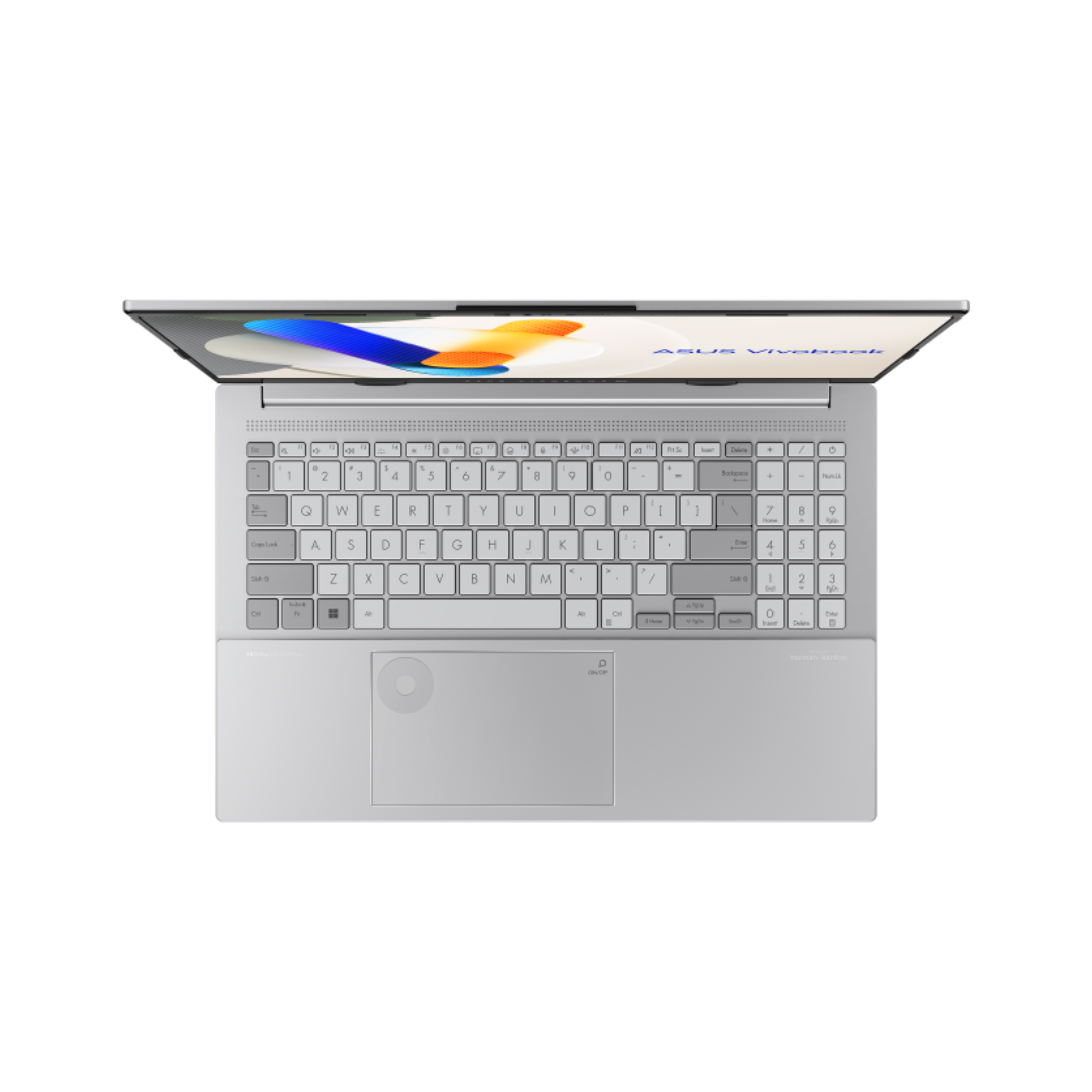 ASUS Vivobook Pro 15 N6506MU-MA029, Intel Core Ultra 7-155H, RAM 16GB, 1TB SSD, NVIDIA RTX 4050 6GB, 15.6 inch OLED WQXGA 120Hz, Cool Silver