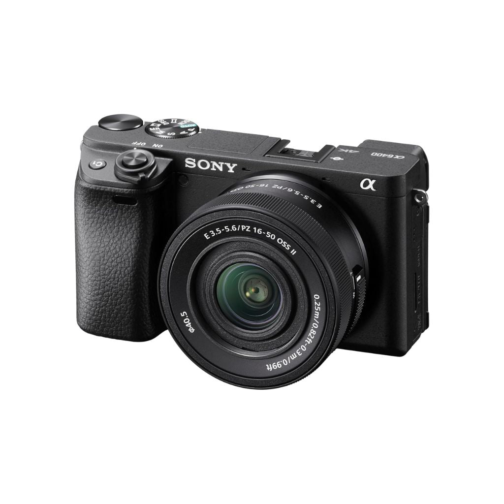 Sony Alpha a6400 Mirrorless Camera with 16-50mm Lens – 24.2MP APS-C, 4K 30p, Real-Time Eye AF