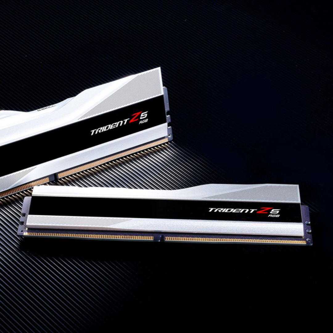 G.SKILL Trident Z5 DDR5 64GB (2x32GB) 6000MHz CL32, XMP & EXPO - White
