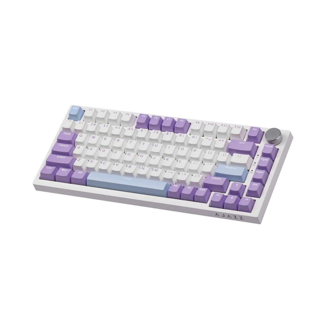 AJAZZ AK820 - Mechanical Keyboard, Sea Salt Switch, Blue/White/Purple