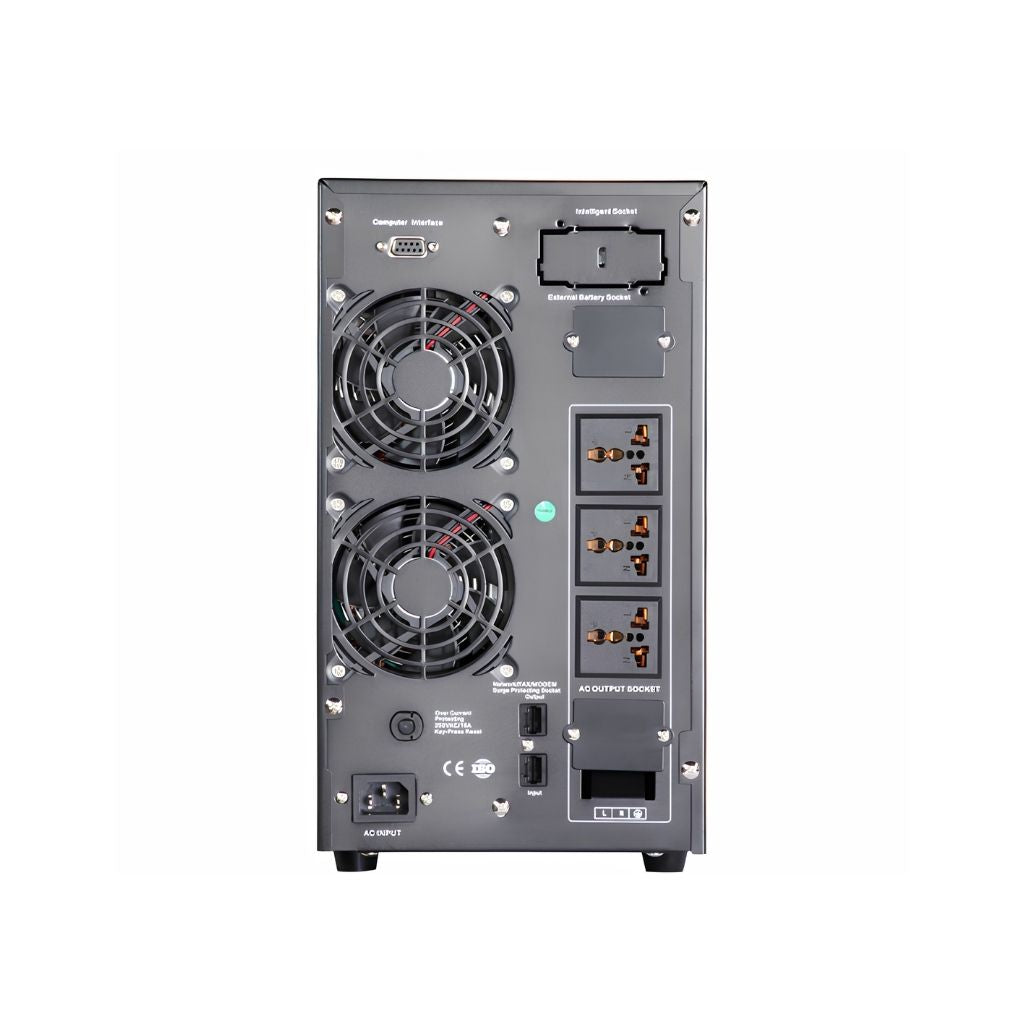 UPS GeTX Online GXT-2000-CON، 2 كيلو فولت أمبير (2000 فولت أمبير، 2 كيلو فولت أمبير) بطارية LCD HF 12-7 *6