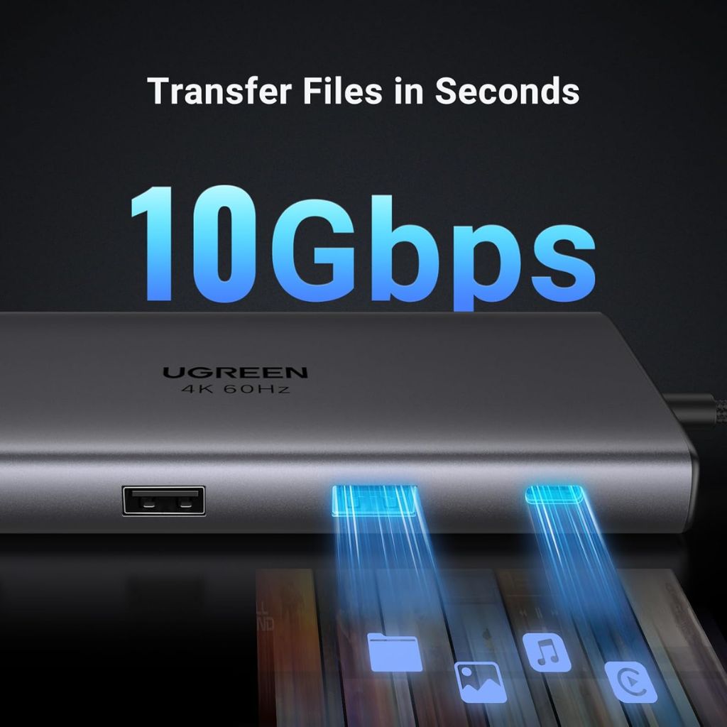UGREEN USB-C 9-in-1 Docking Station with HDMI and MicroSD