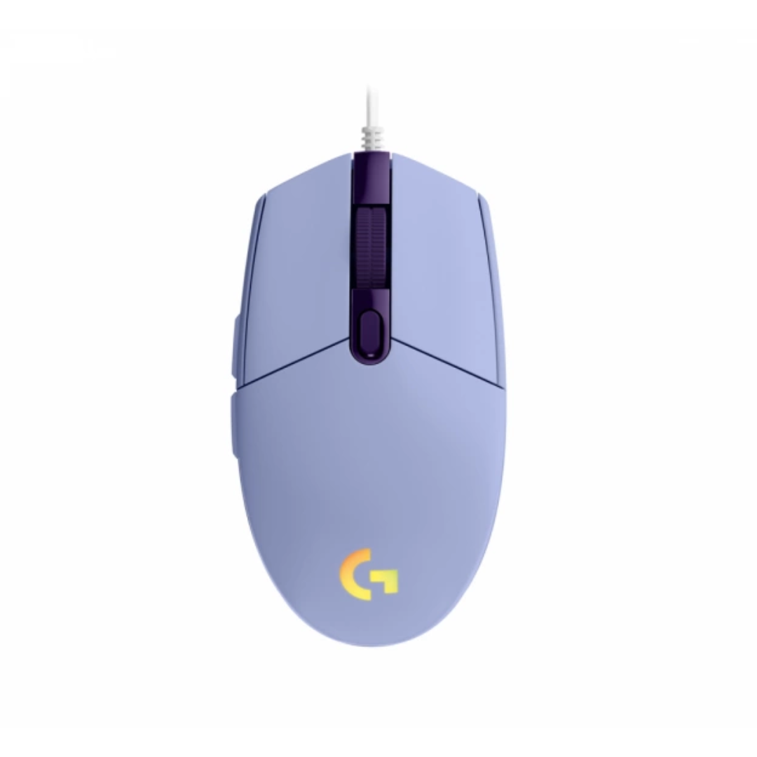 ماوس الألعاب السلكي Logitech G203 باللون البنفسجي