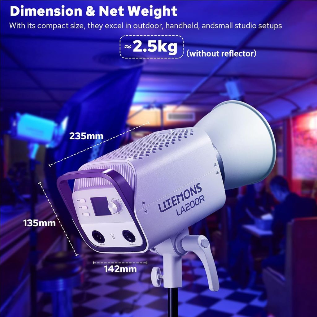 Godox LA200R Litemons RGB LED Video Light – Full-Color COB - 220W