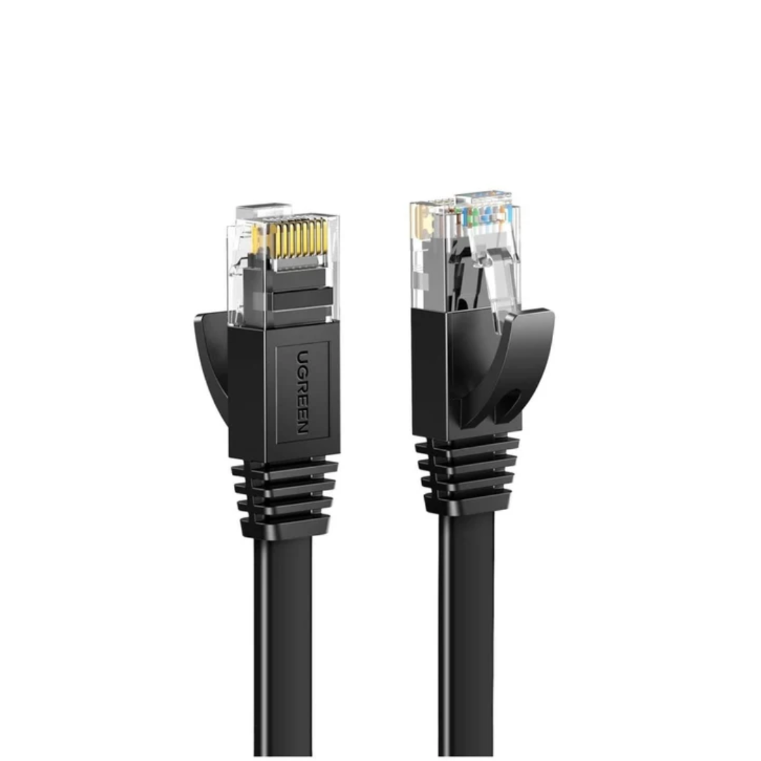 كيبل إيثرنت كات 6 بطول 5 متر باللون الأسود من يوجرين، موديل UG-50176