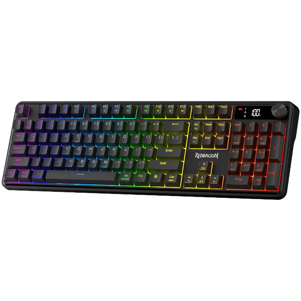 Redragon VOLCANO K526-WL Wireless Gaming Keyboard - Black
