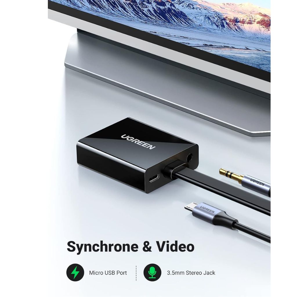 UGREEN UG-90813 HDMI to VGA Adapter