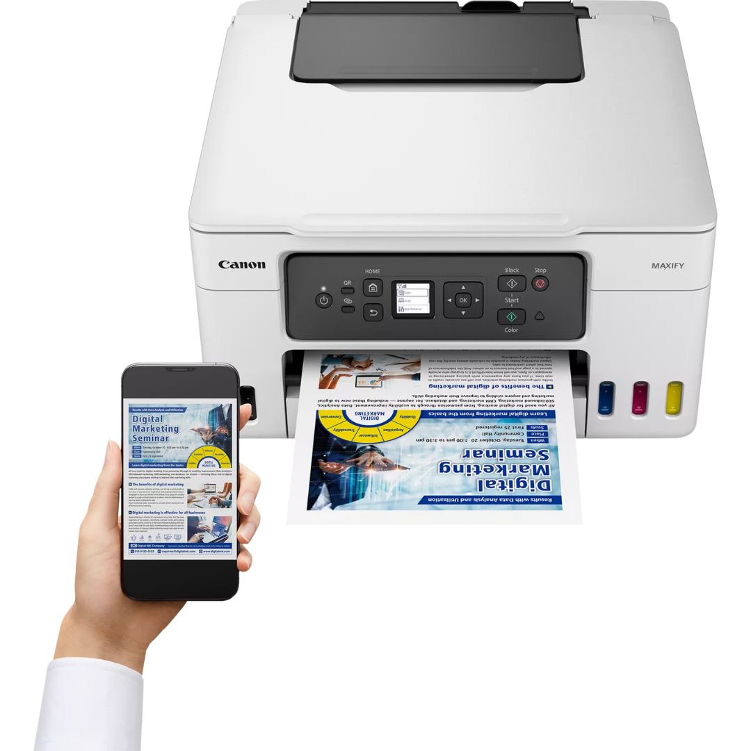 Canon MAXIFY GX3040 Wireless 3-in-1 Refillable MegaTank Inkjet Printer