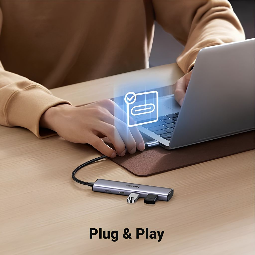 UGREEN UG-15395 4-Port 5Gbps USB-C Hub