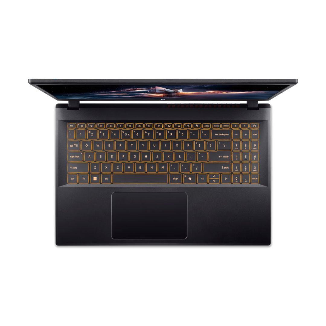 Acer Nitro V15 ANV15-52-70LN, معالج Intel Core i7-13620H, ذاكرة وصول عشوائي 16 جيجابايت, قرص صلب 512 جيجابايت SSD, بطاقة رسومات NVIDIA RTX 4050 6 جيجابايت, شاشة 15.6 بوصة FHD IPS 165 هرتز, لون أسود (Obsidian Black)