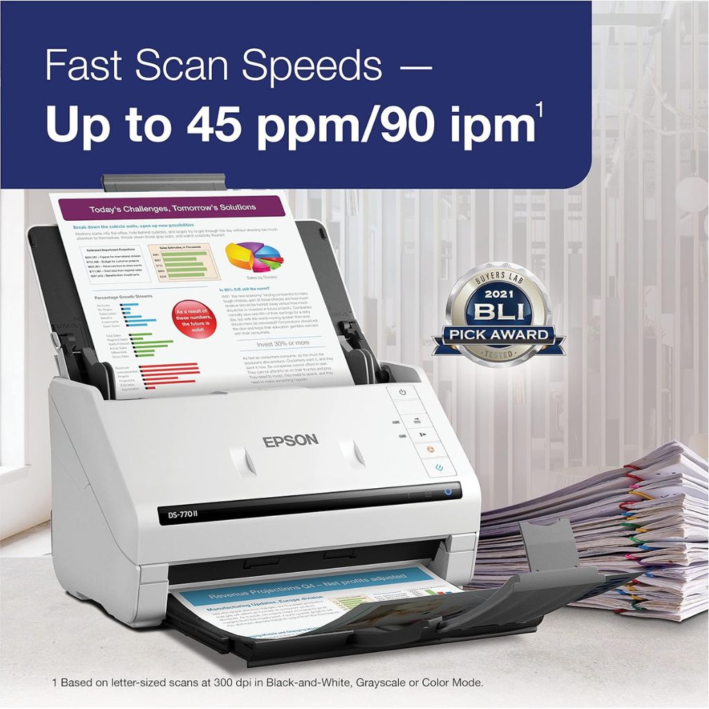 Epson DS-770 II - Color Duplex Document Scanner