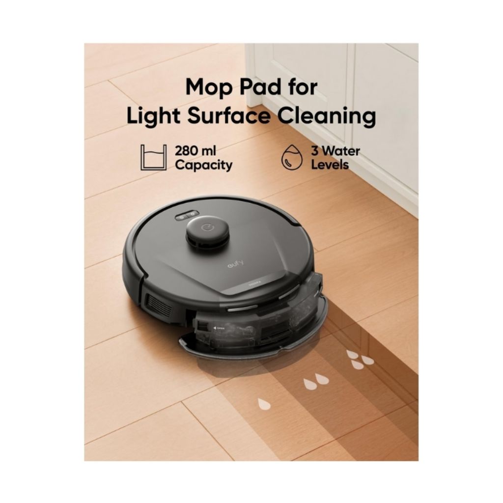 Anker eufy L60 Hybrid Robot Vacuum with Self Empty Station - Black