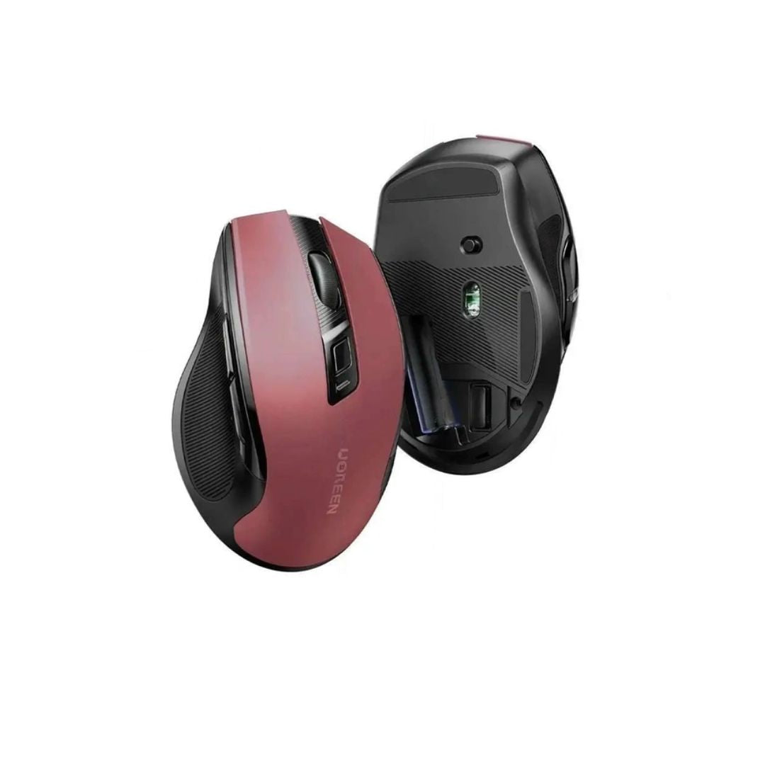 ماوس لاسلكي بصري USB من UGREEN طراز MU006 - أحمر