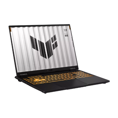 لابتوب ASUS TUF Gaming F16 FX608JHR-RV035، معالج Intel Core i7-14650HX، ذاكرة وصول عشوائي 16 جيجابايت، قرص صلب SSD بسعة 512 جيجابايت، بطاقة رسومات NVIDIA RTX 5050 بسعة 8 جيجابايت، شاشة 16 بوصة WUXGA بتردد 165 هرتز، لون رمادي ميكانيكي