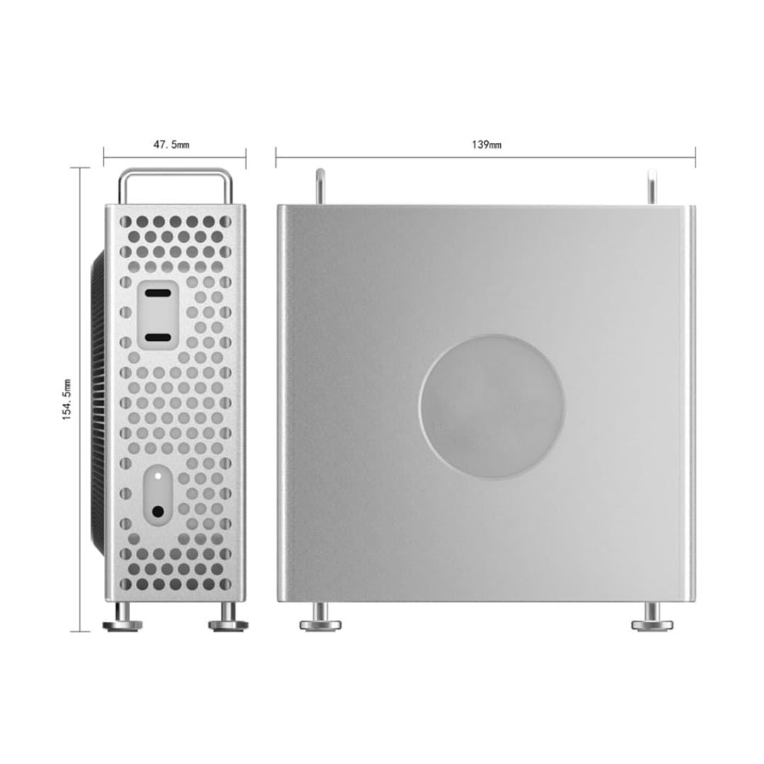 Vertical stand For MAC Mini - Silver