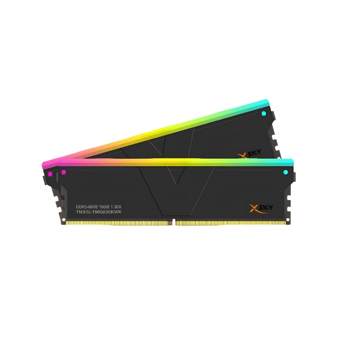 V-Color Manta XSky 32GB (2x16GB) DDR5 6000MHz CL30 - Desktop Memory, Black