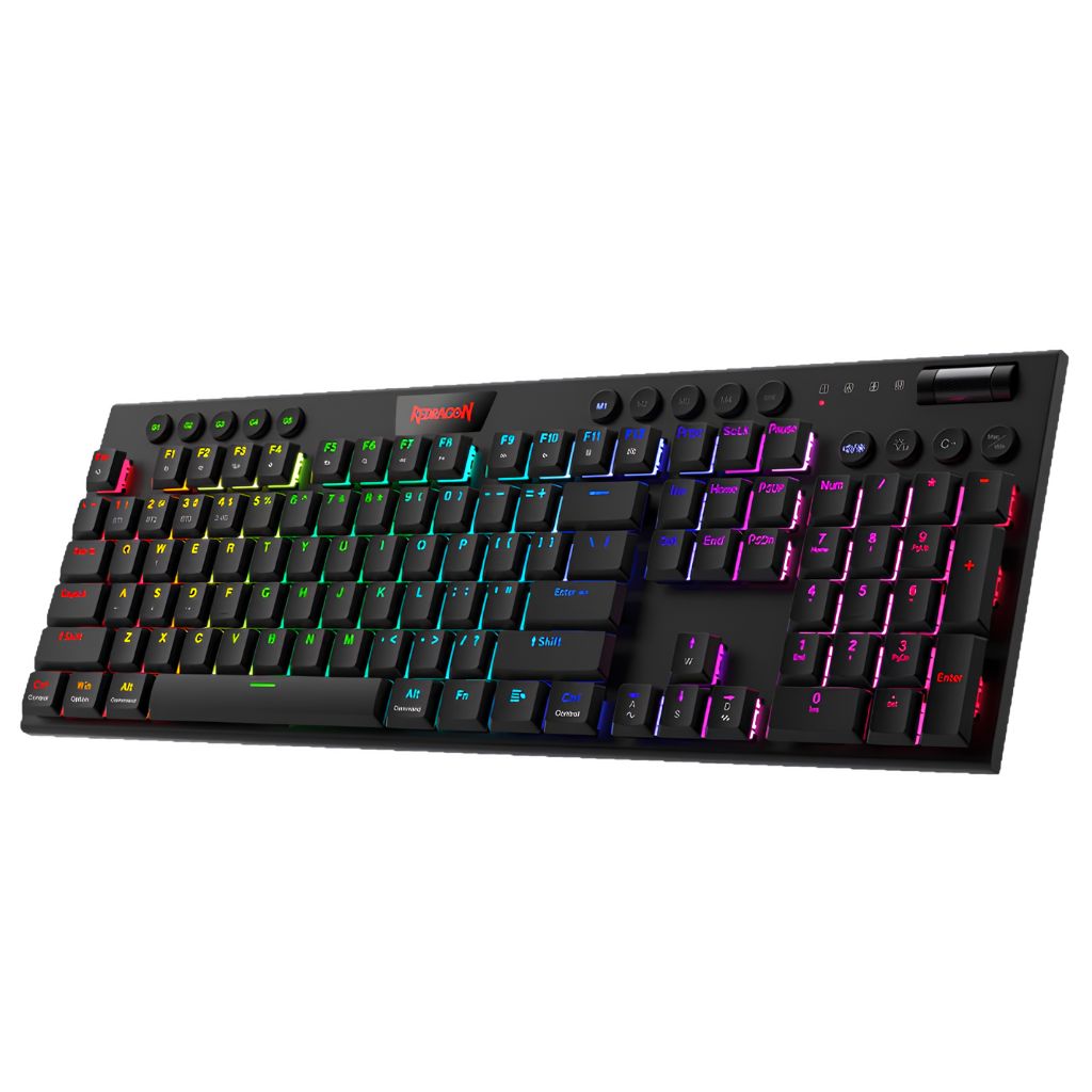 Redragon HORUS K618 Wireless Gaming Keyboard - Black