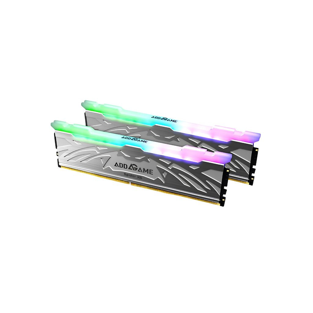 Addlink Spider 5X DDR5 RAM 32GB (2x16GB) Silver RGB 6000 MHz CL36