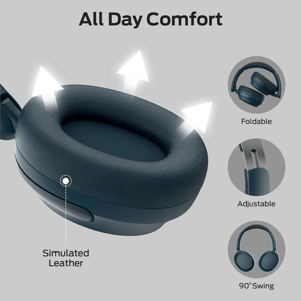 Monster Persona 3 ANC Wireless Headset - Blue