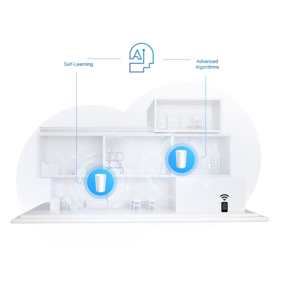 TP-Link Deco X95 AX7800 Whole Home Mesh Wi-Fi 6 System 2-Pack
