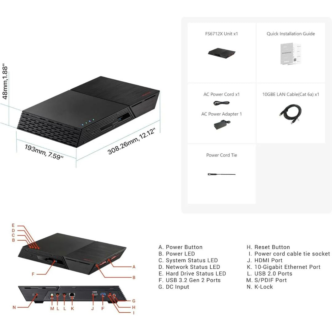 Asustor FLASHSTOR 12 PRO Server - FS6712X