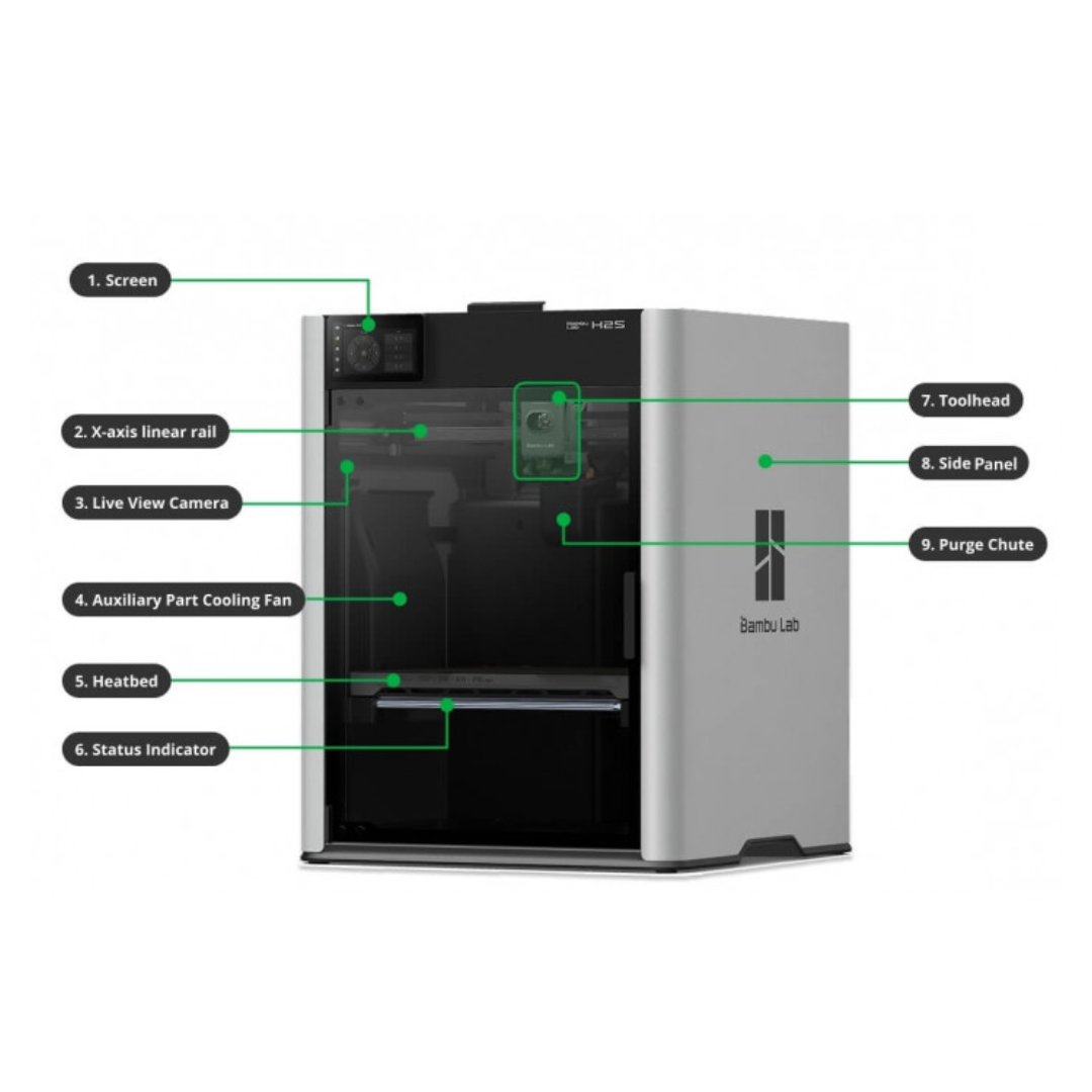 Bambu Lab H2S Standard 3D Printer
