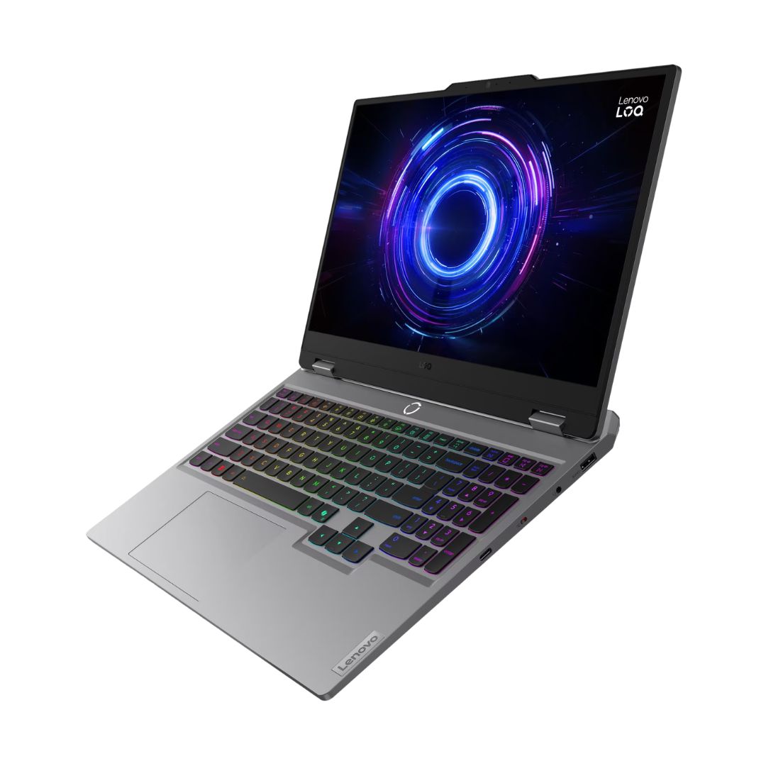 Lenovo LOQ 15IRX10 - (9VPS) Intel Core i7-14700HX, RAM 24GB, SSD 512GB, RTX 5050 8GB, 15.6 Inch IPS FHD 144Hz, Luna Grey