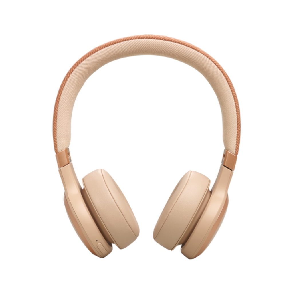 سماعات رأس لاسلكية JBL Live 670NC فوق الأذن - لون رملي