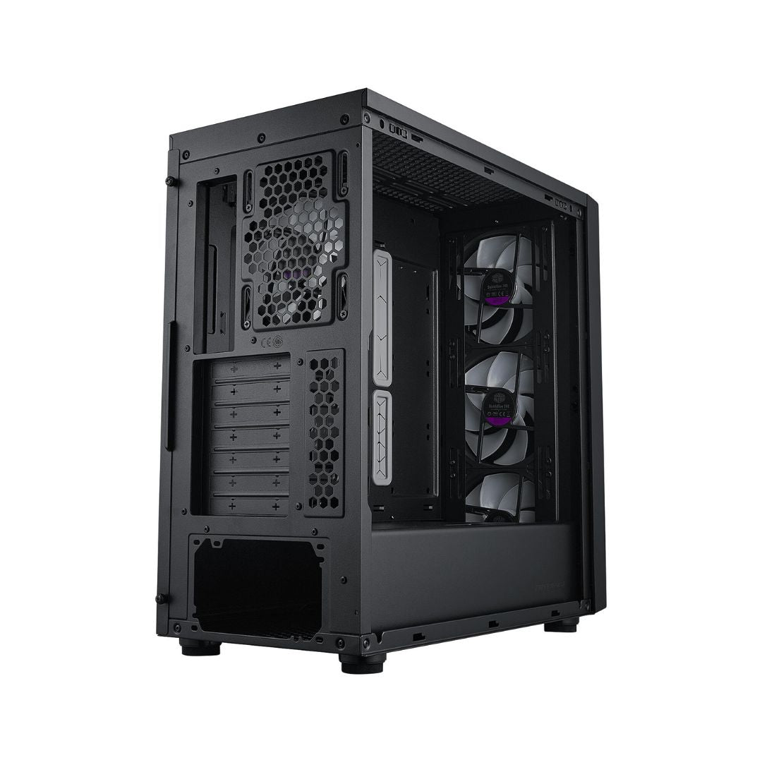 Cooler Master MasterBox 600 Mid Tower 4 Fan - Black