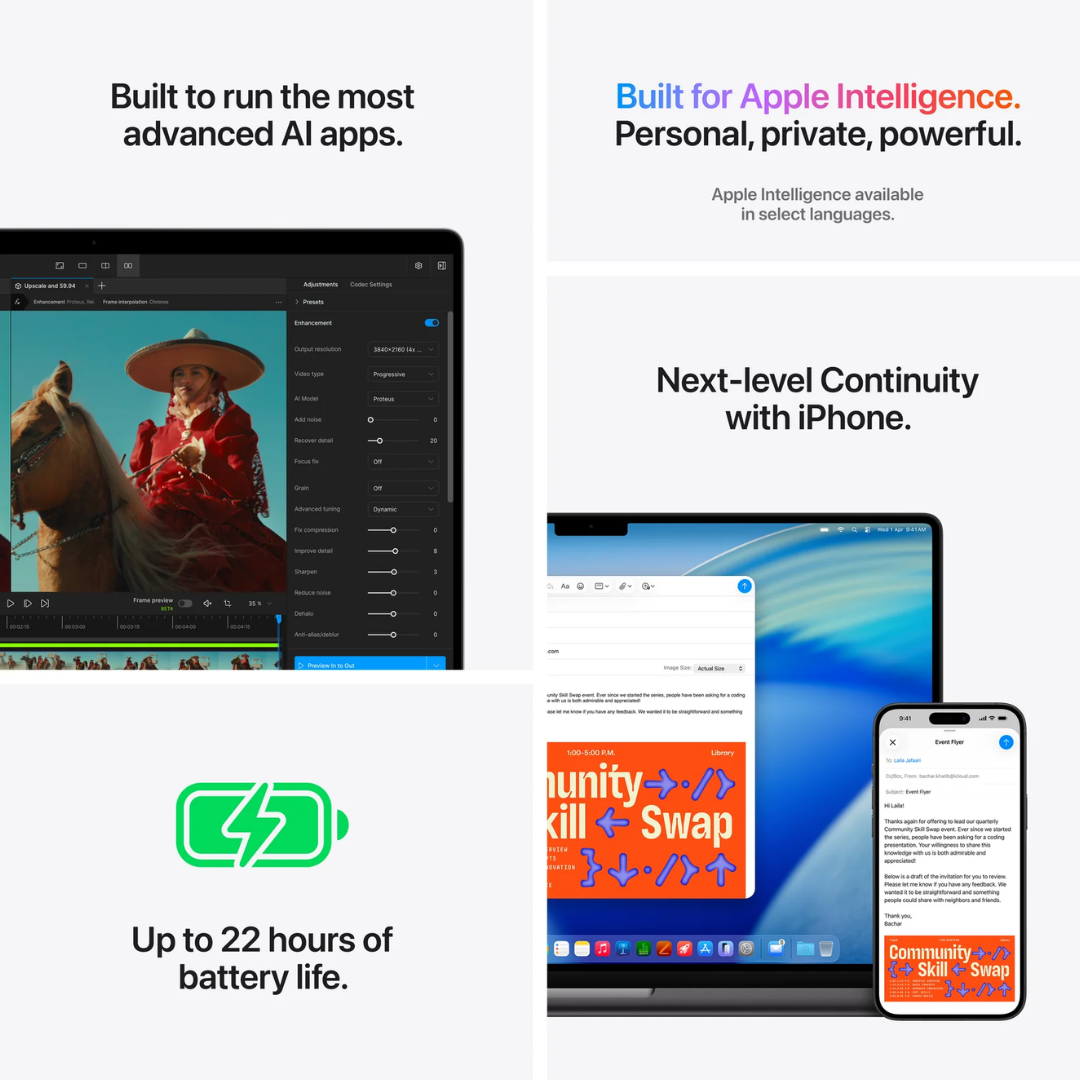 Apple Macbook Pro MGE44AB/A - A3428, M5 (18 Core), GPU (20 Core), RAM 24GB, SSD 1TB, 16.0 (3456 x 2234), Silver