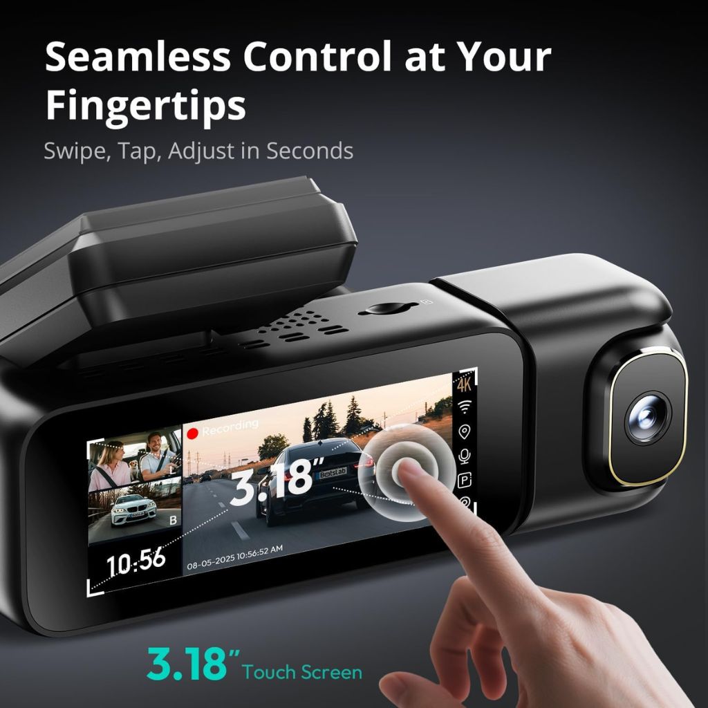 Botslab G980 - 3-Channel Dash Cam