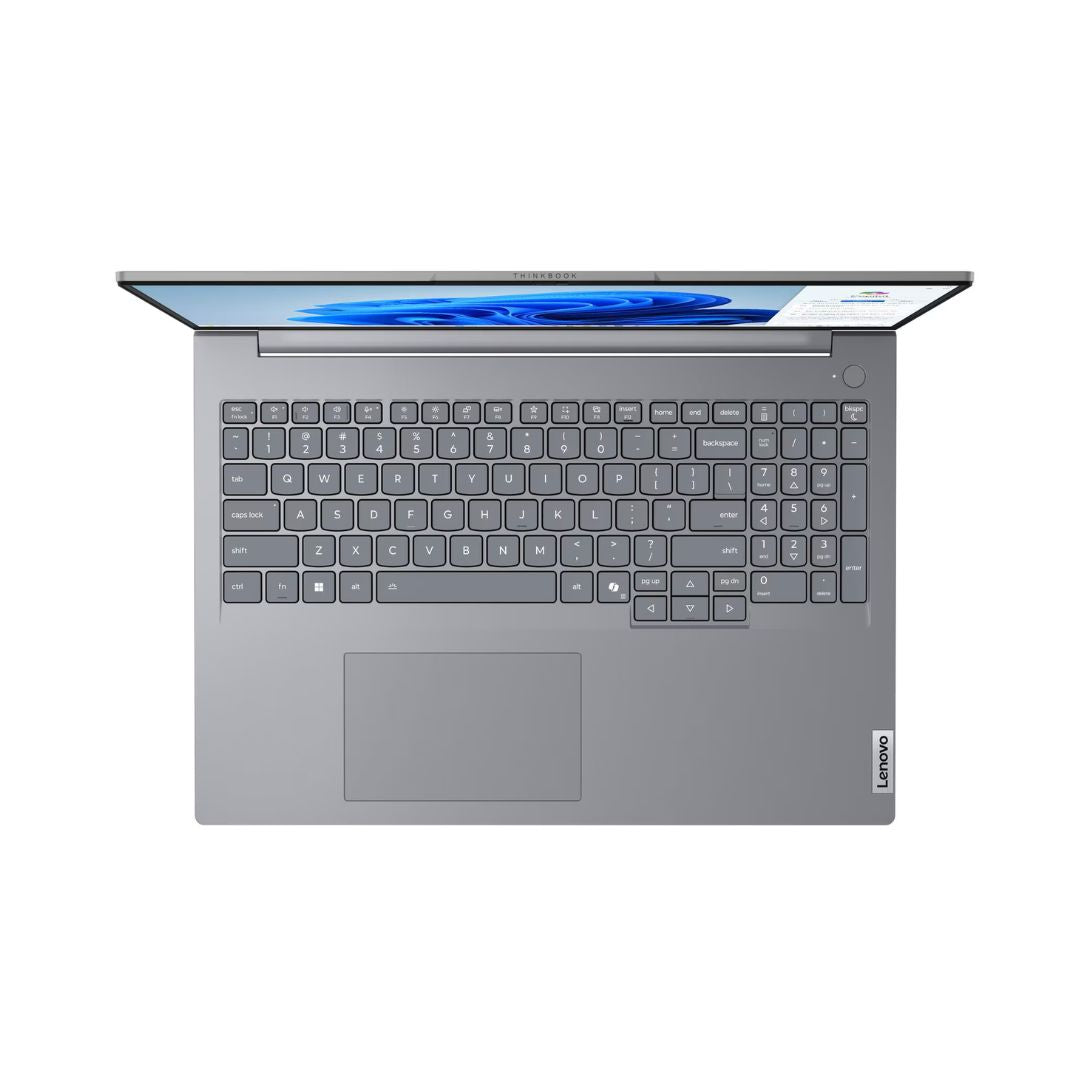 Lenovo ThinkBook 16 G8 IAL - (27GR), Intel Core Ultra 5-225U, RAM 16GB, SSD 512GB, Intel Graphics, 16.0 Inch IPS WUXGA 60Hz, Arctic Grey