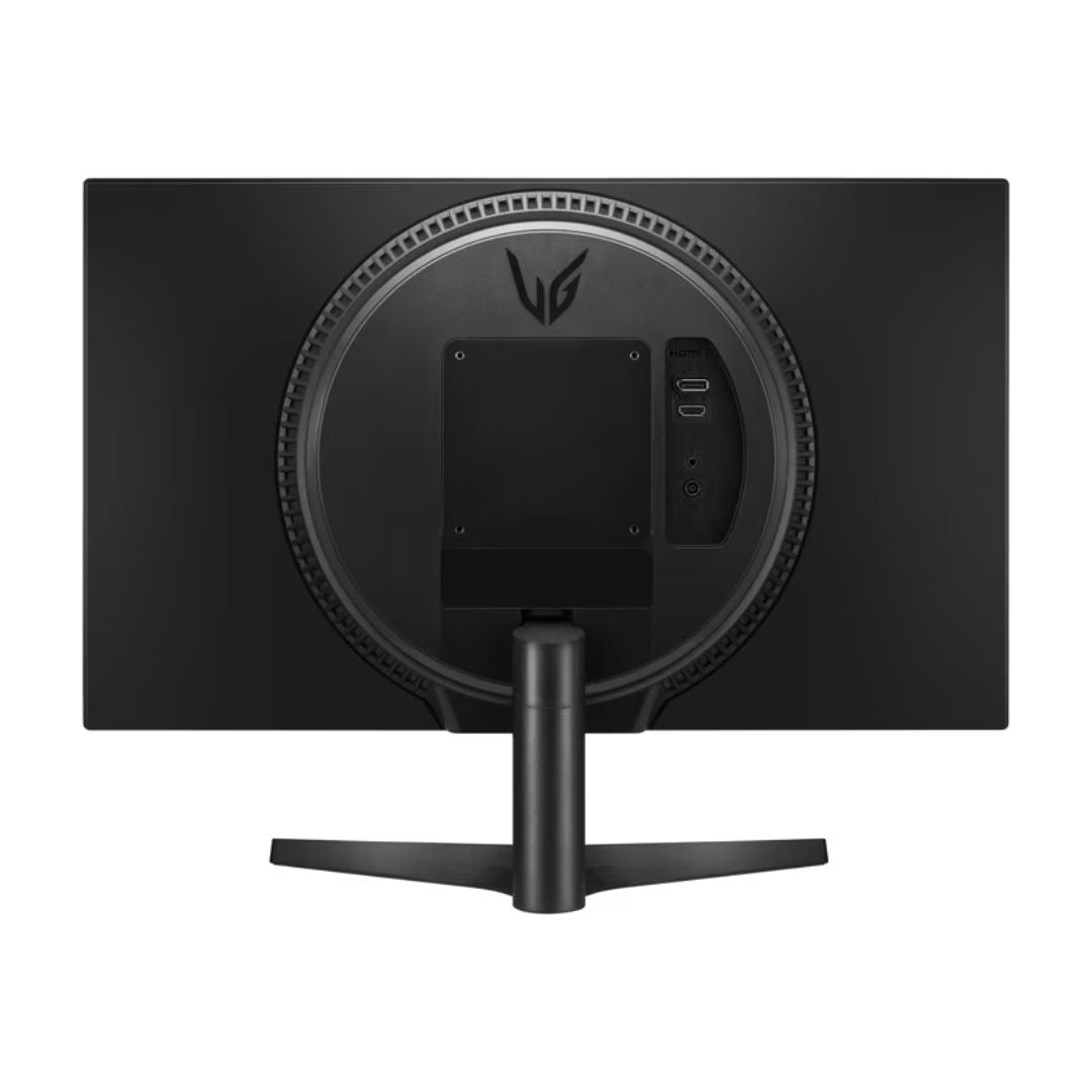 شاشة LG 24GS60F-B مقاس 24 بوصة بدقة FHD (1920x1080) ومعدل تحديث 180 هرتز بتقنية IPS وزمن استجابة 1 مللي ثانية.