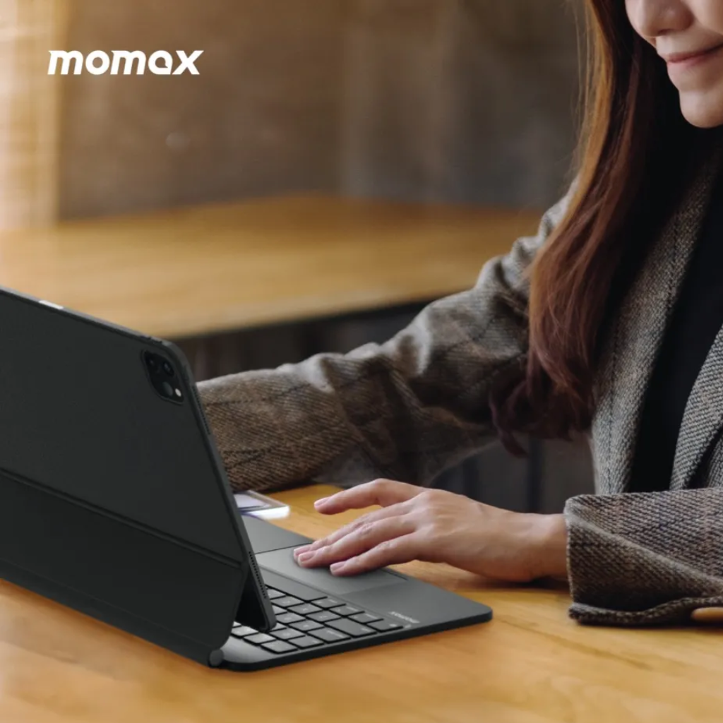 Momax MAG.LINK KB3MA Wireless Magnetic Keyboard For iPad - (Arabic Layout)