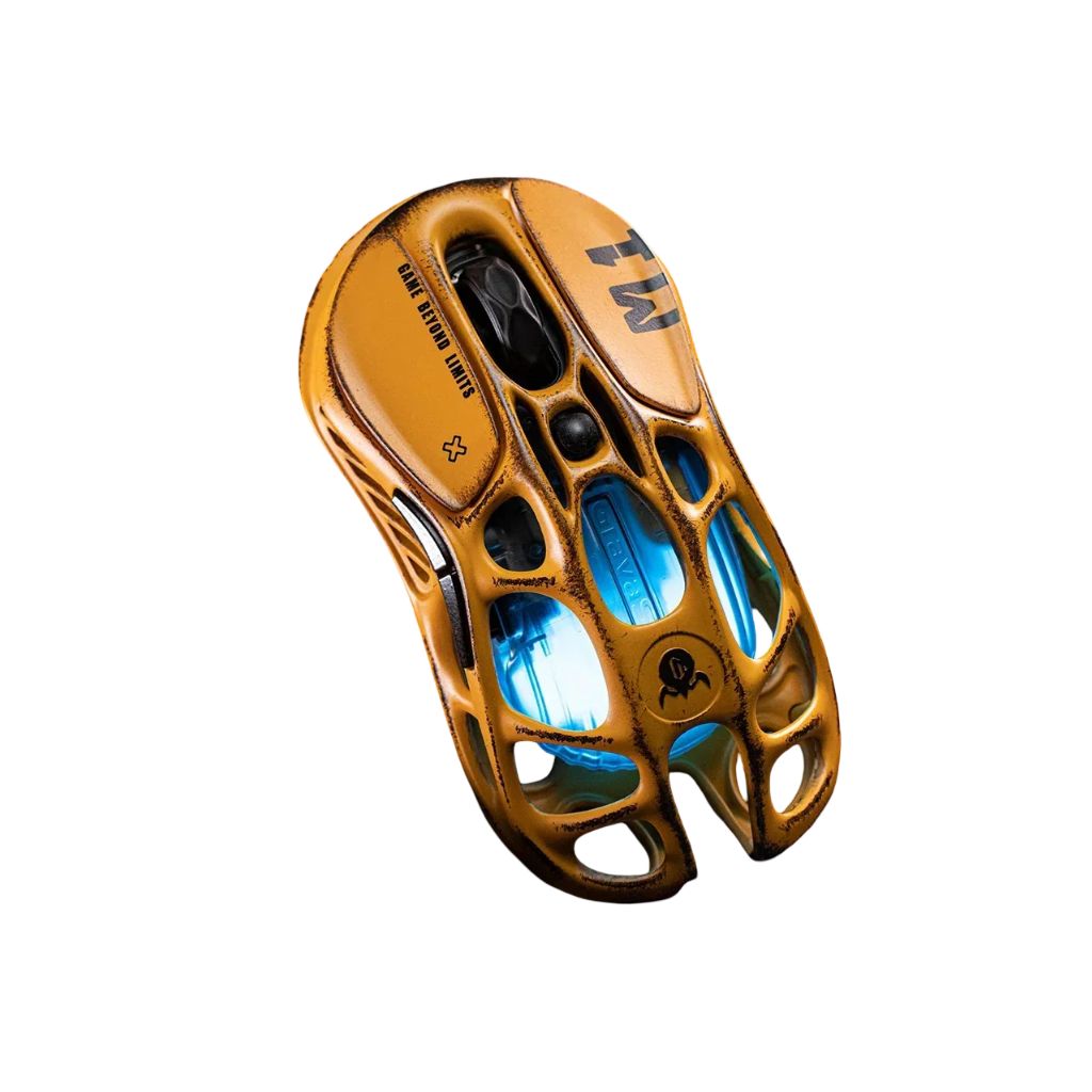 GravaStar Mercury M1 Pro Wireless PRO-YLW Gaming Mouse - Battle Worn Yellow