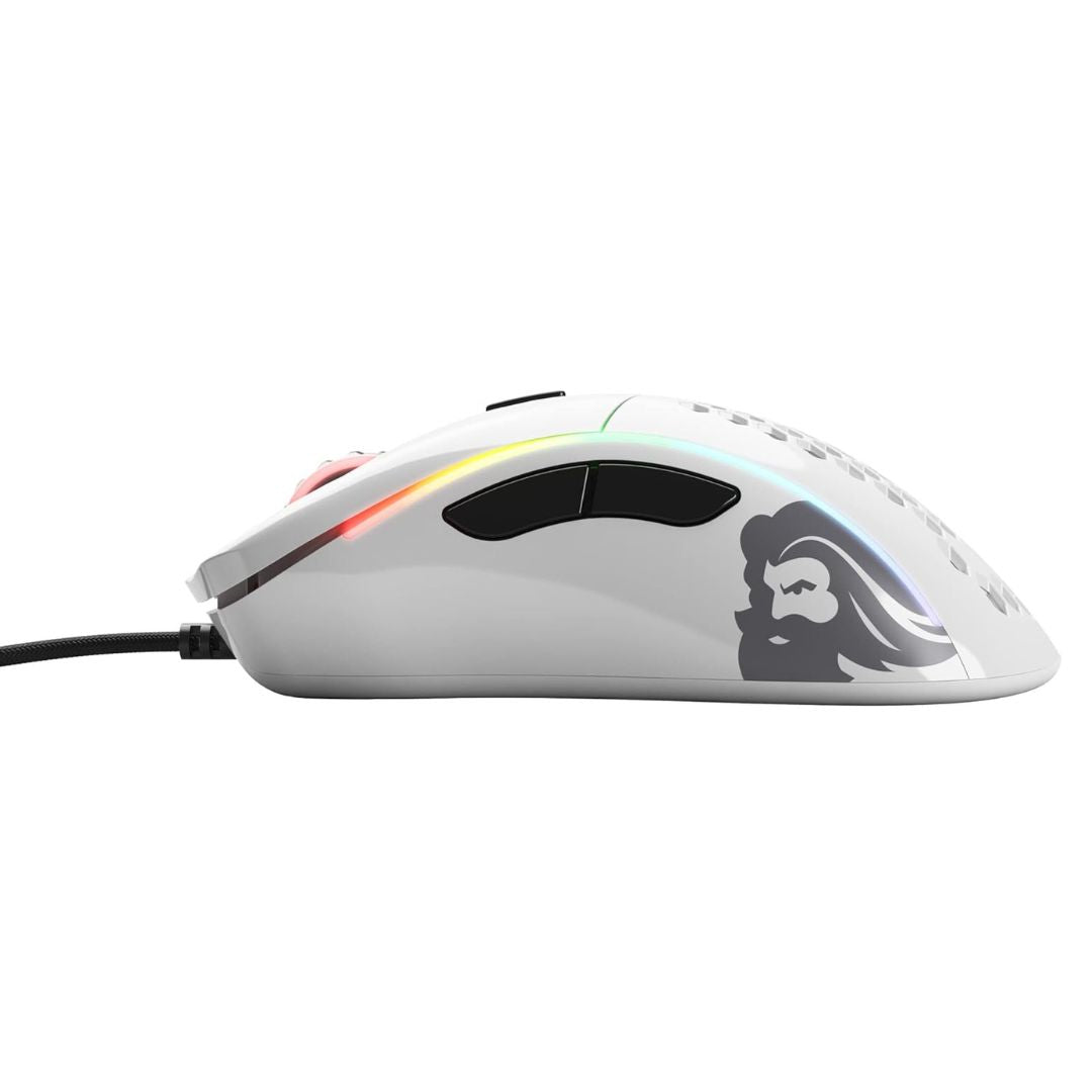 ماوس الألعاب السلكي Glorious Gaming Model D Minus - أبيض لامع
