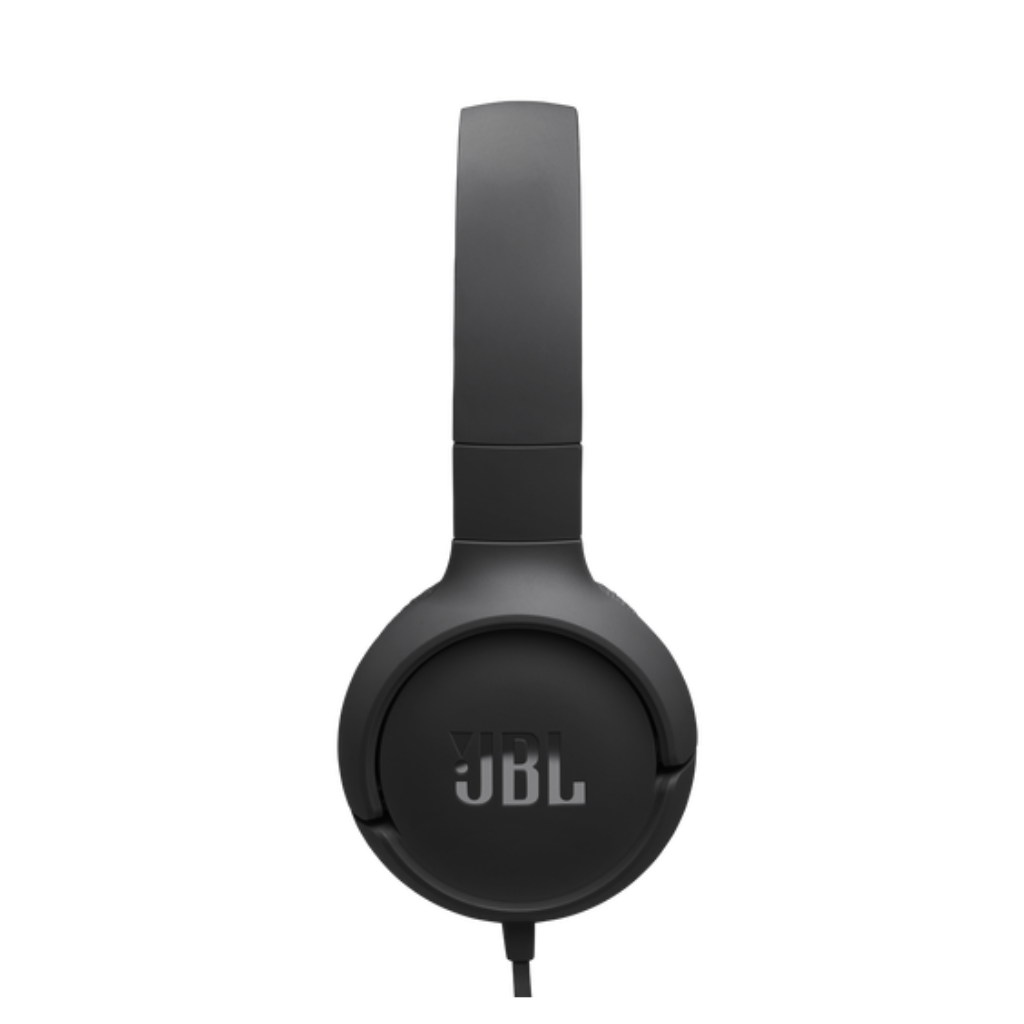 سماعات رأس JBL Tune 520C USB-C عالية الدقة سلكية توضع على الأذن - أسود