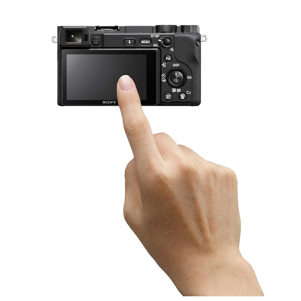 Sony Alpha a6400 Mirrorless Camera with 16-50mm Lens – 24.2MP APS-C, 4K 30p, Real-Time Eye AF