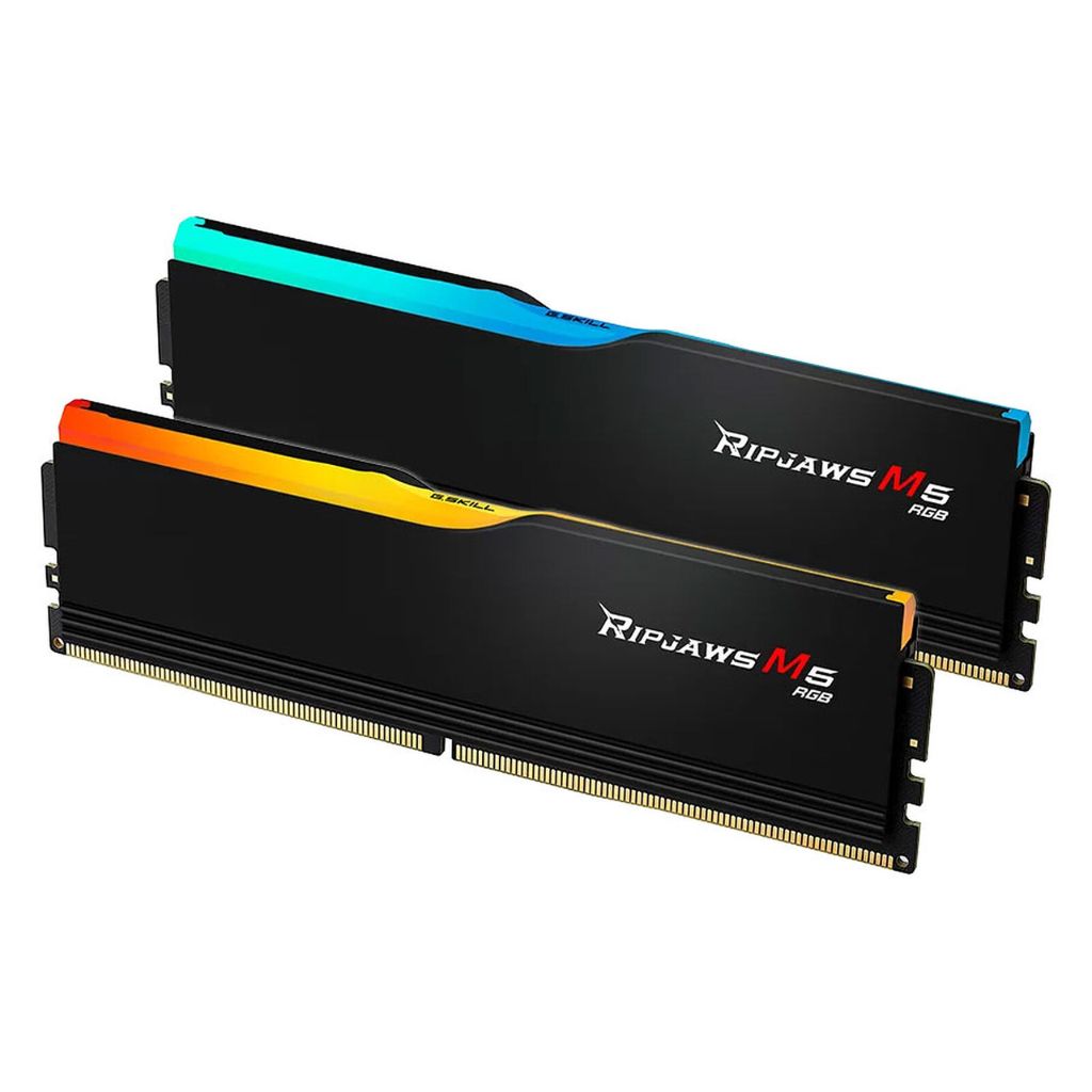 G.SKILL Ripjaws M5 RGB 64GB (2×32GB) DDR5 6000MHz CL32 Desktop Memory - Black