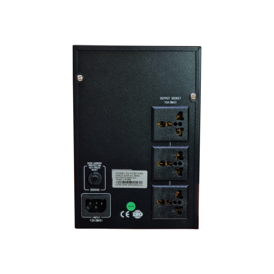 UPS Gaming GeTX GTXF-2000 (2000VA) Line interactive, 12V-12A *2 Battery, Red Box