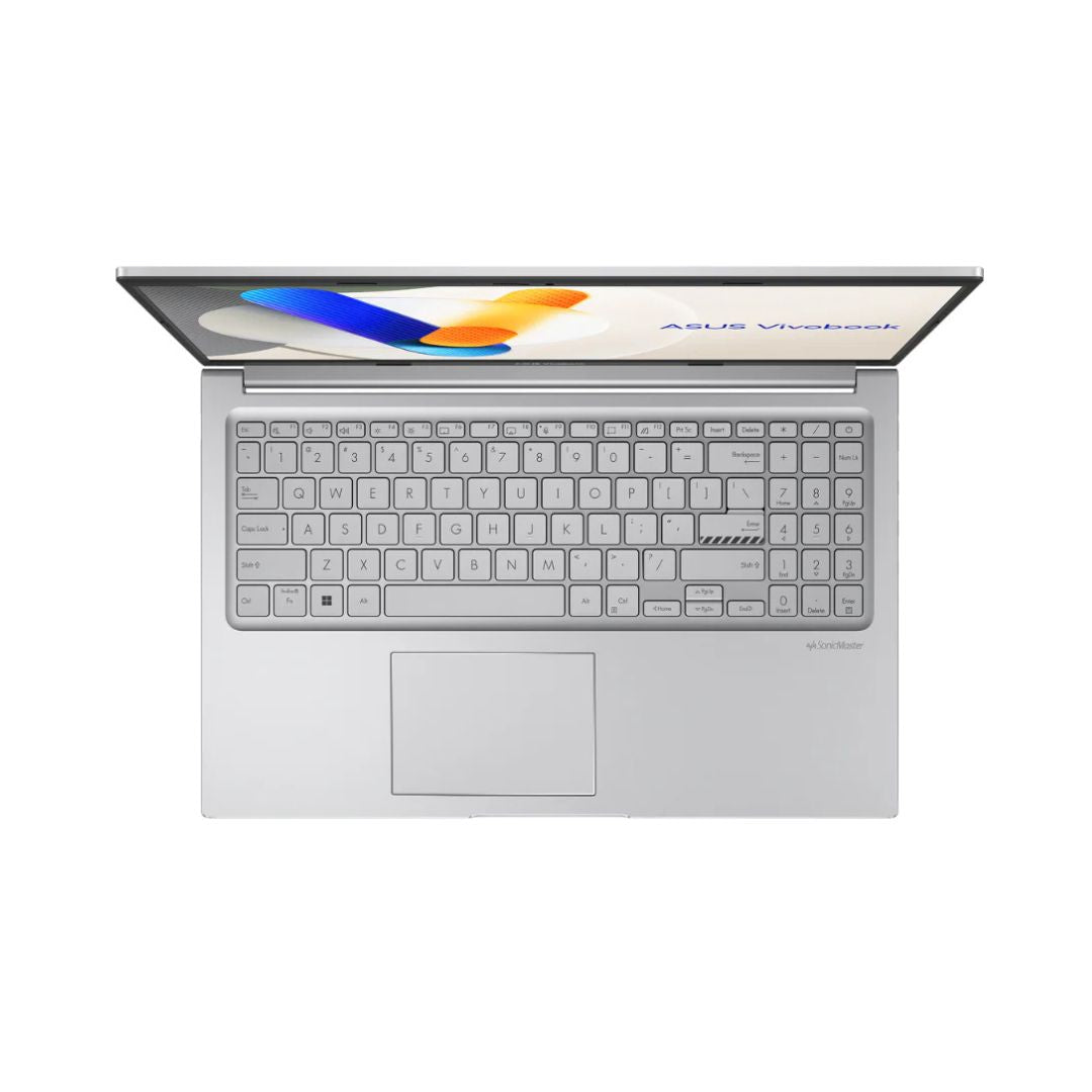 ASUS Vivobook 15 X1504VA-BQ4173, Intel Core 7-150U, RAM 8GB, SSD 512GB, Intel® Graphics, 15.6 Inch FHD 60Hz, Cool Silver