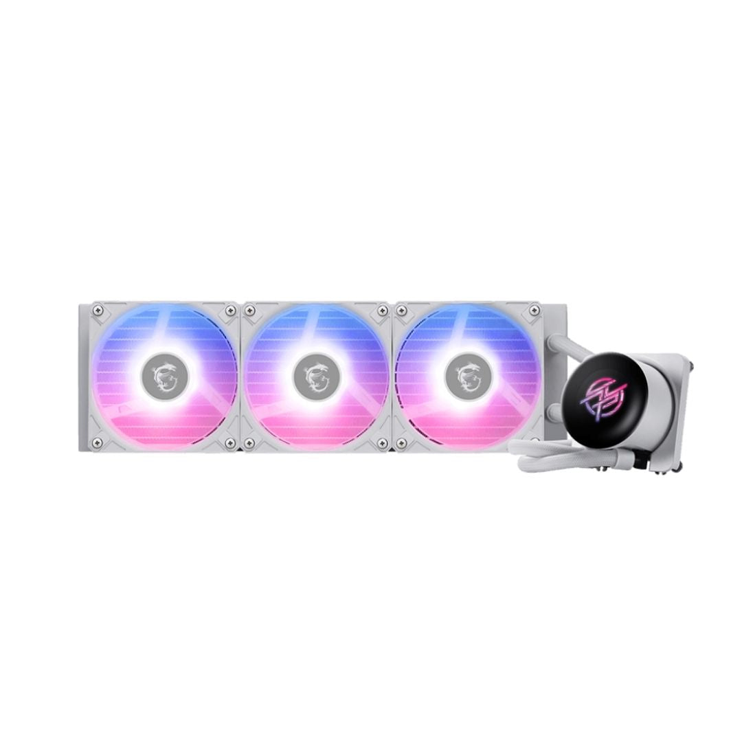 MSI MPG CoreLiquid P13 360 AIO Liquid Cooler with LCD Screen - White
