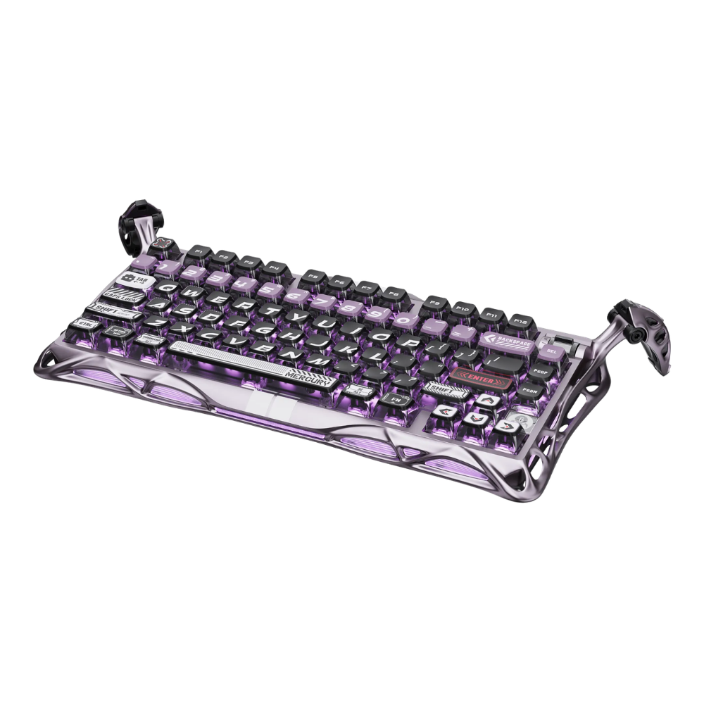 Gravastar Mercury GS V75 Pro Gaming Keyboard - Iron Purple