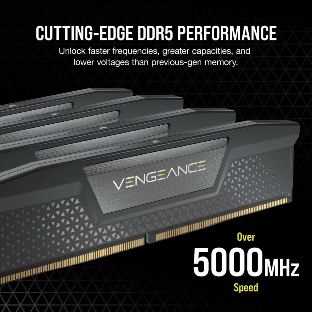 CORSAIR VENGEANCE DDR5 32GB (2x16GB) 6000MHz CL36 XMP Ready