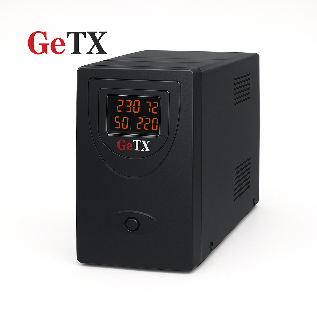 UPS GeTX GXK-2000-C (2000VA) Line interactive , 12V9Ax2 Battery - Yellow Box