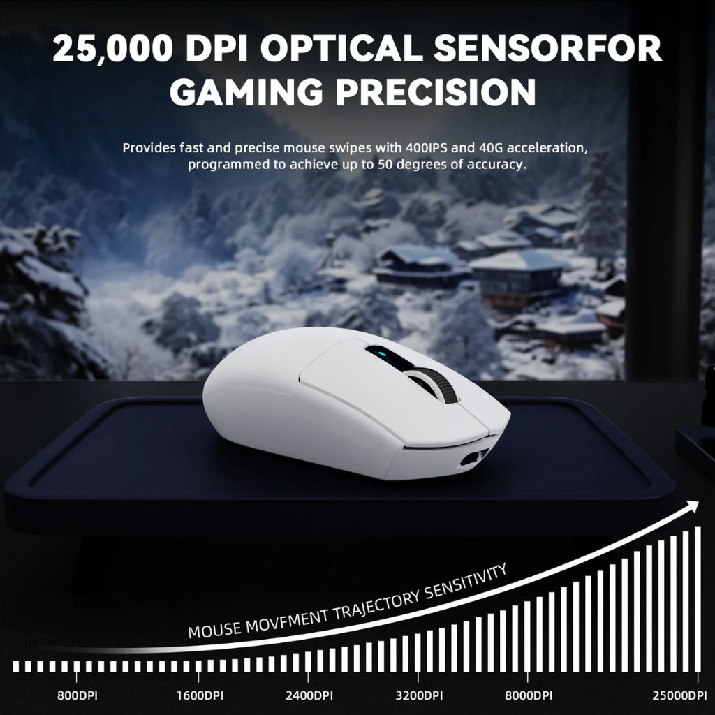 Attack Shark G3 Pro Wireless - White