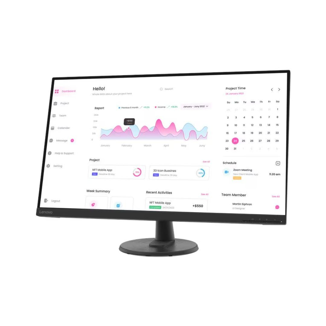 Lenovo 32 D32-40 FHD (1920x1080) 75Hz 4Ms VA Flat, Monitor
