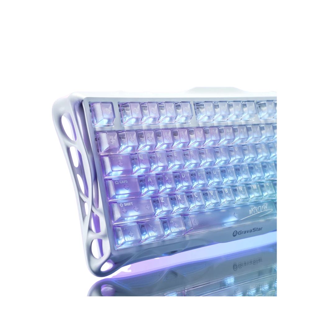 Gravastar Mercury K1 Lite Wireless - Crystal Aurora Gaming Keyboard