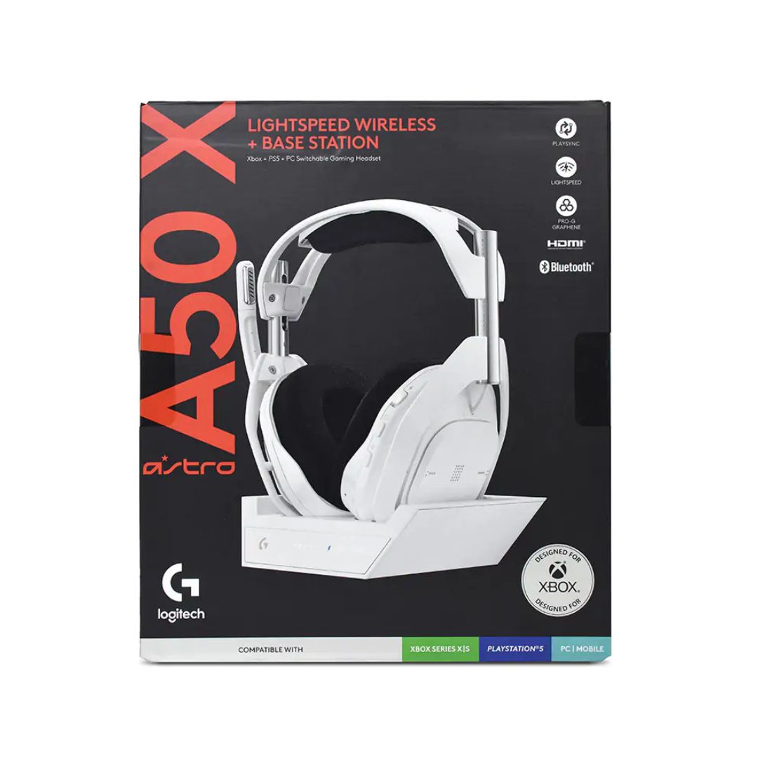 Logitech ASTRO A50 X Gaming Headset - White